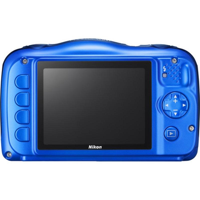 Câmera Nikon À Prova D'água Wifi Coolpix W100 Azul - Câmera Semi e